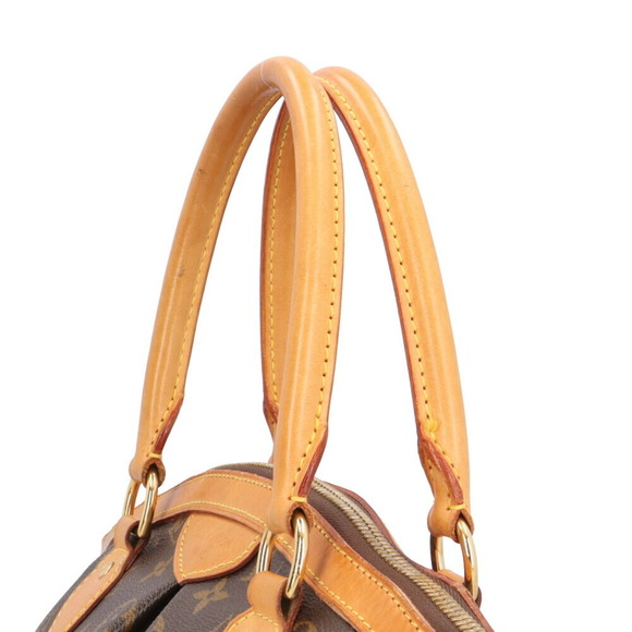Louis Vuitton Tivoli PM Monogram Handbag Canvas M40143 Brown Women's LOUIS VU... - Picture 12 of 12